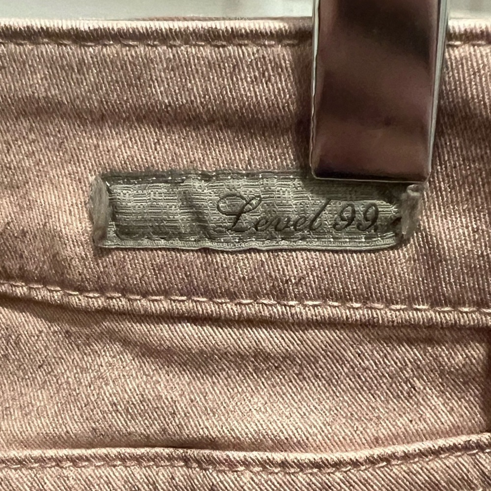 Level 99 Women's Skinny Jeans in Light Pink - Picture 4 of 8